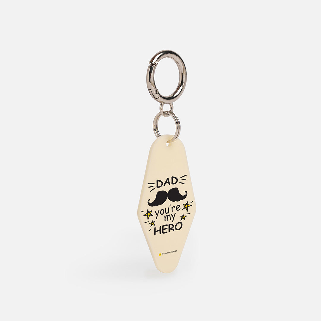 Acrylic Keychain - Dad is my hero
