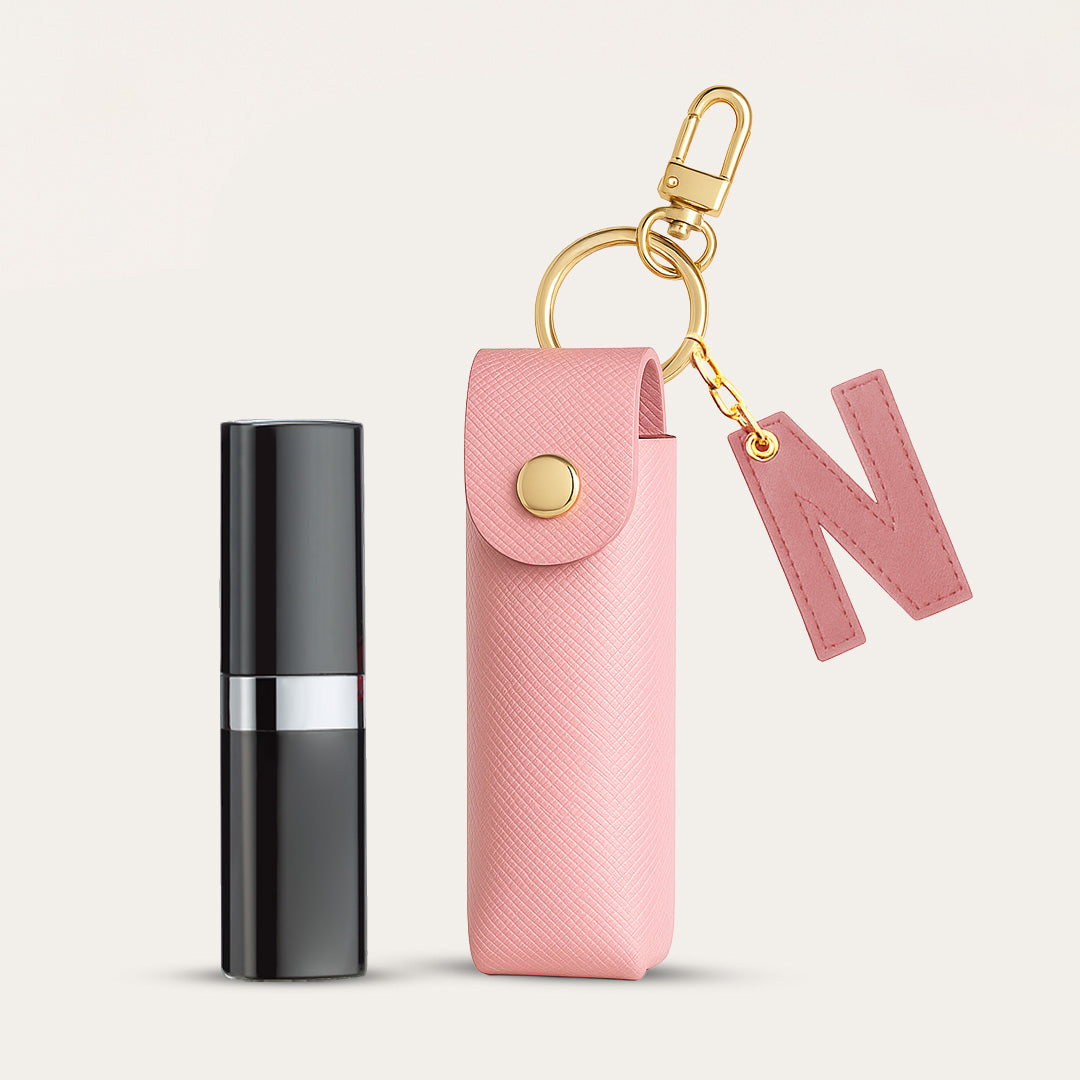 Personalised Lipstick Keychain - Salmon Pink