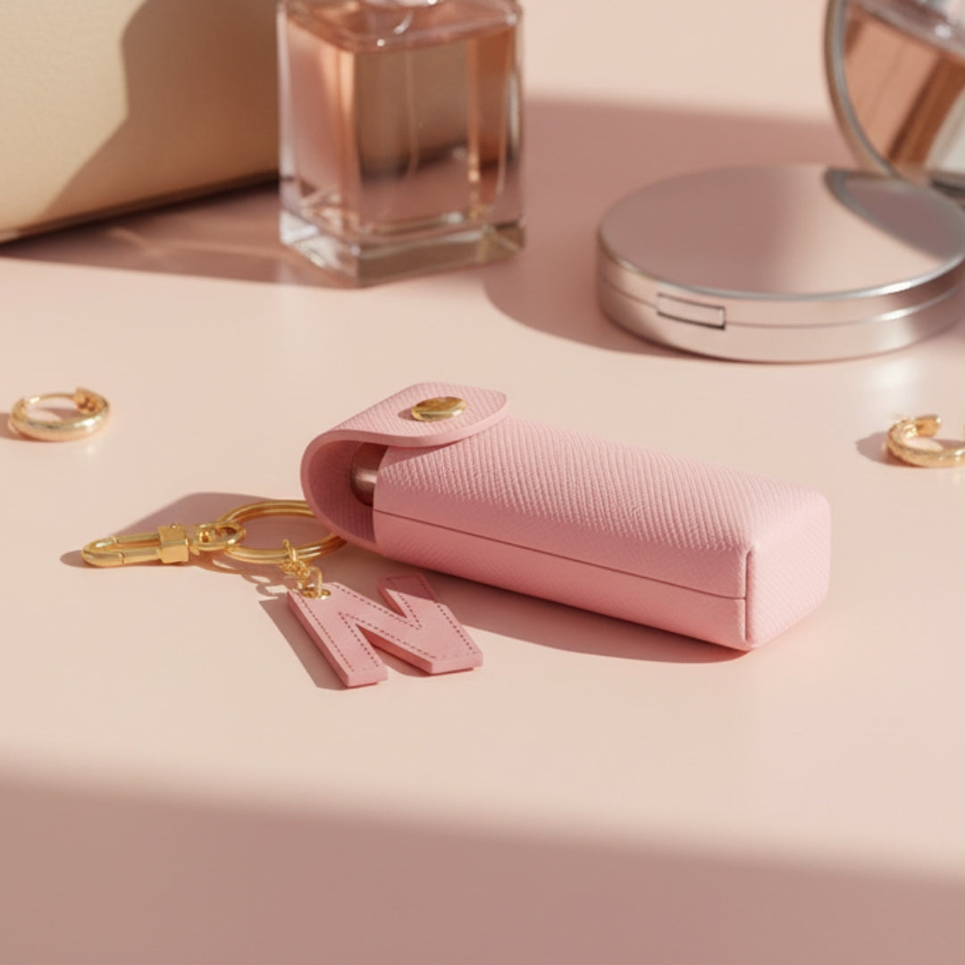 Personalised Lipstick Keychain - Salmon Pink