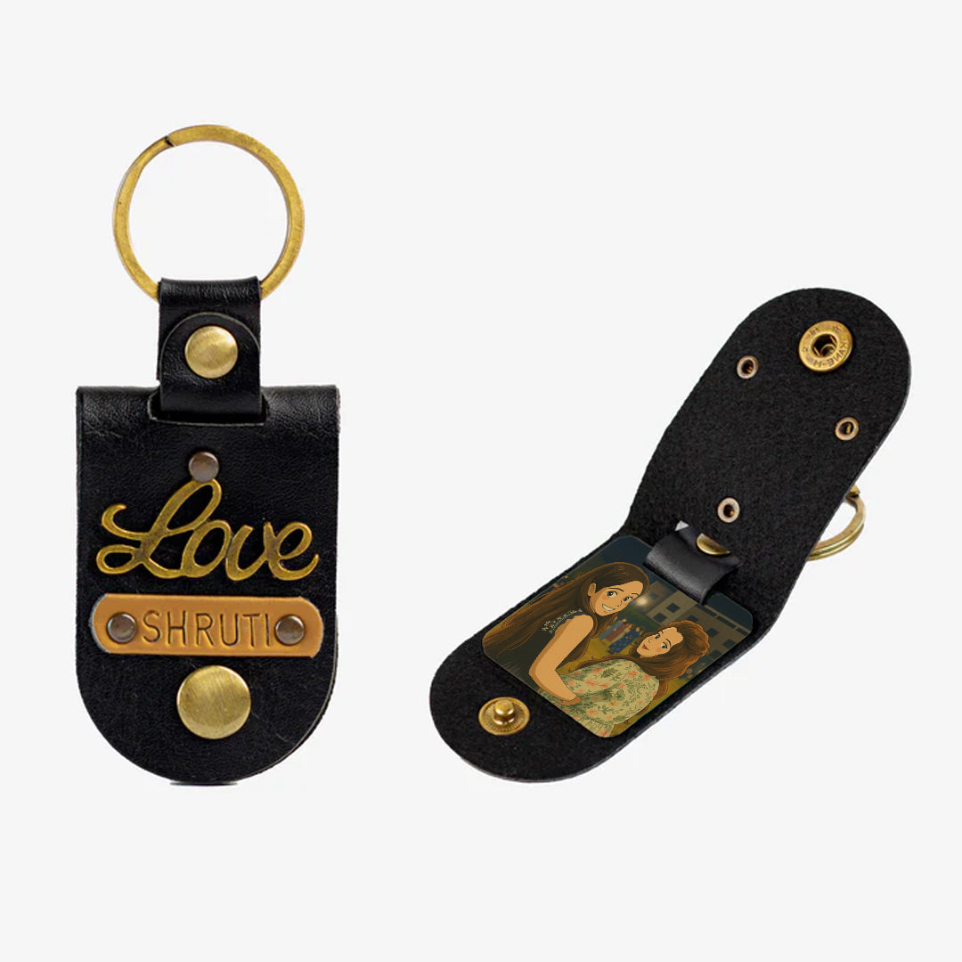 Anime Aura Photo Keychain