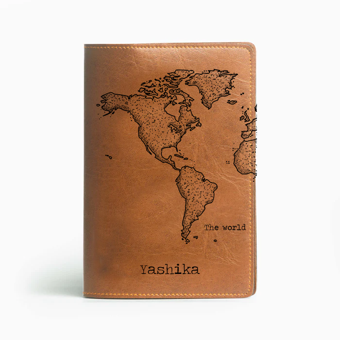 The World is Ours - Personalized Couple Passport Cover