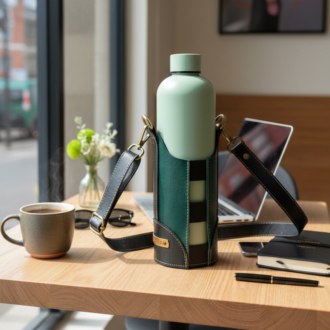 Crossbody Bottle Sling – Hands-Free Water Bottle Holder for 750 ml