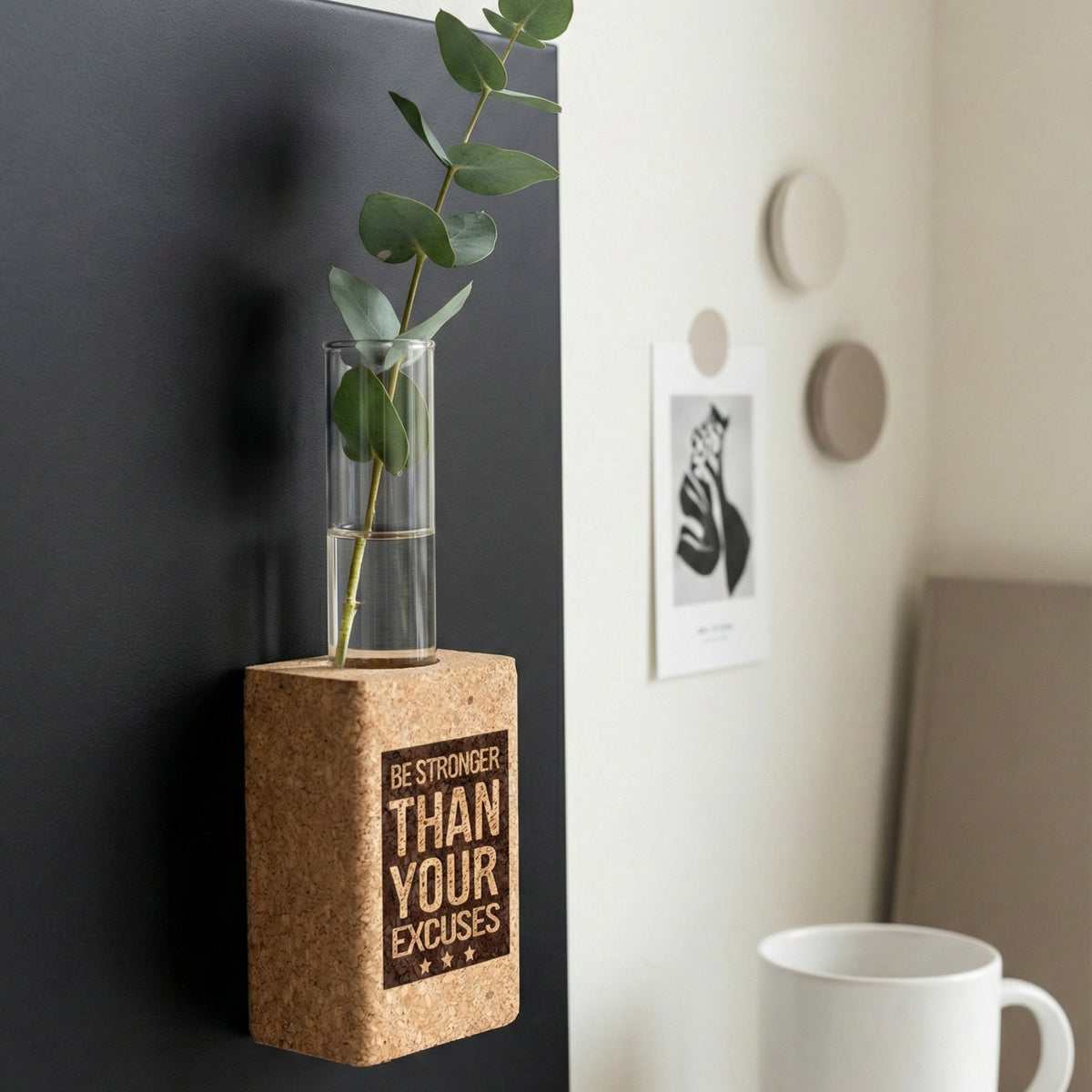 Magnetic Cork Planter - Be Stronger