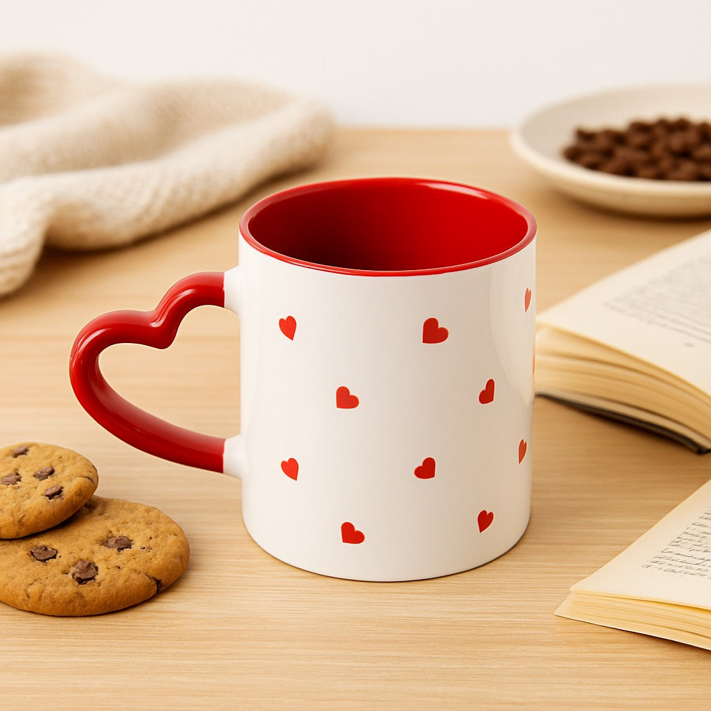 Ceramic Coffee Mug - All Hearts