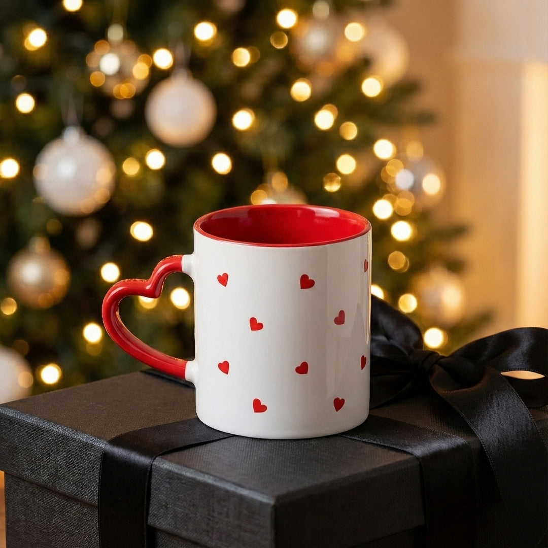 Ceramic Coffee Mug - All Hearts