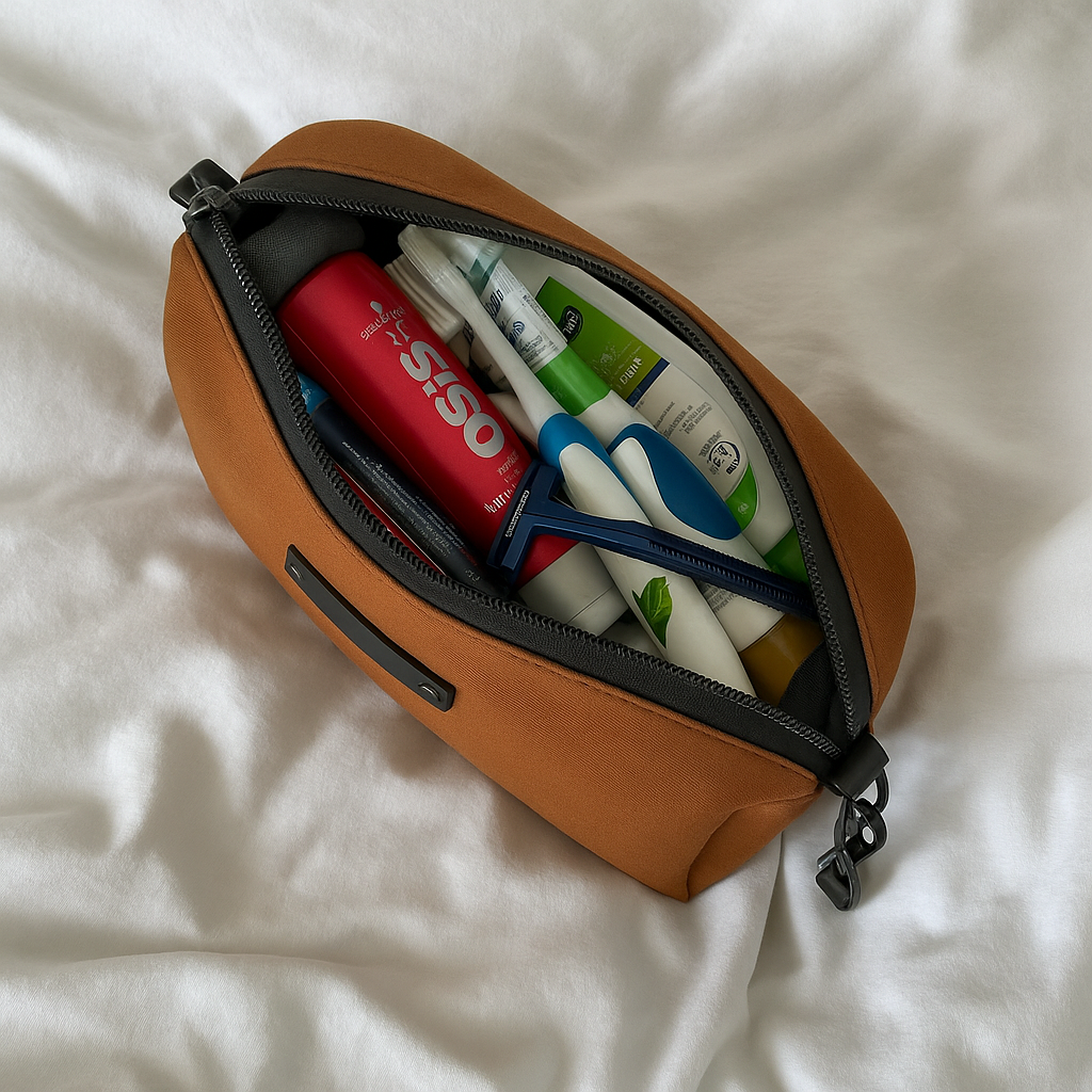 Personalised Canvas Pouch - Rust