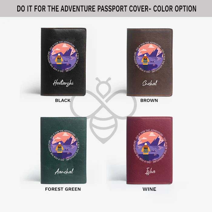 Exclusive Passport Cover - Do it for the Adventure