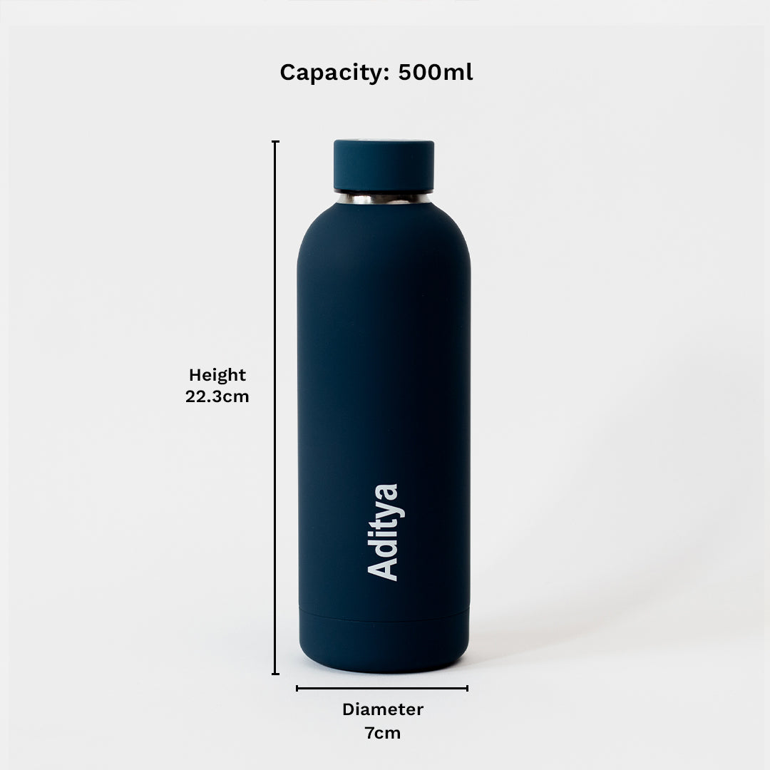 Quench - Personalised Water Bottle - Space Blue