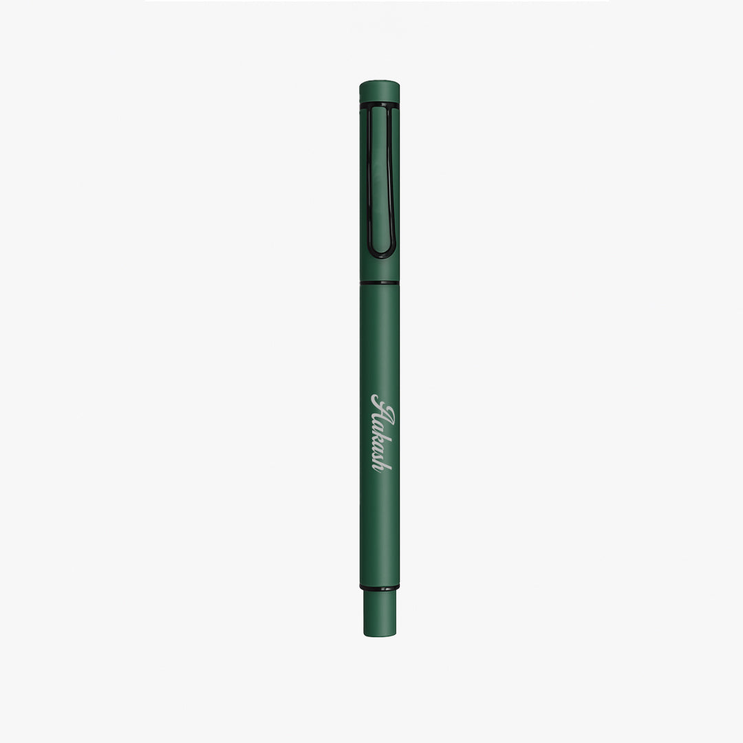 Sereno Personalised Pen - Bottle Green