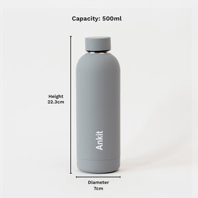 Quench - Personalised Water Bottle - Pebble Grey
