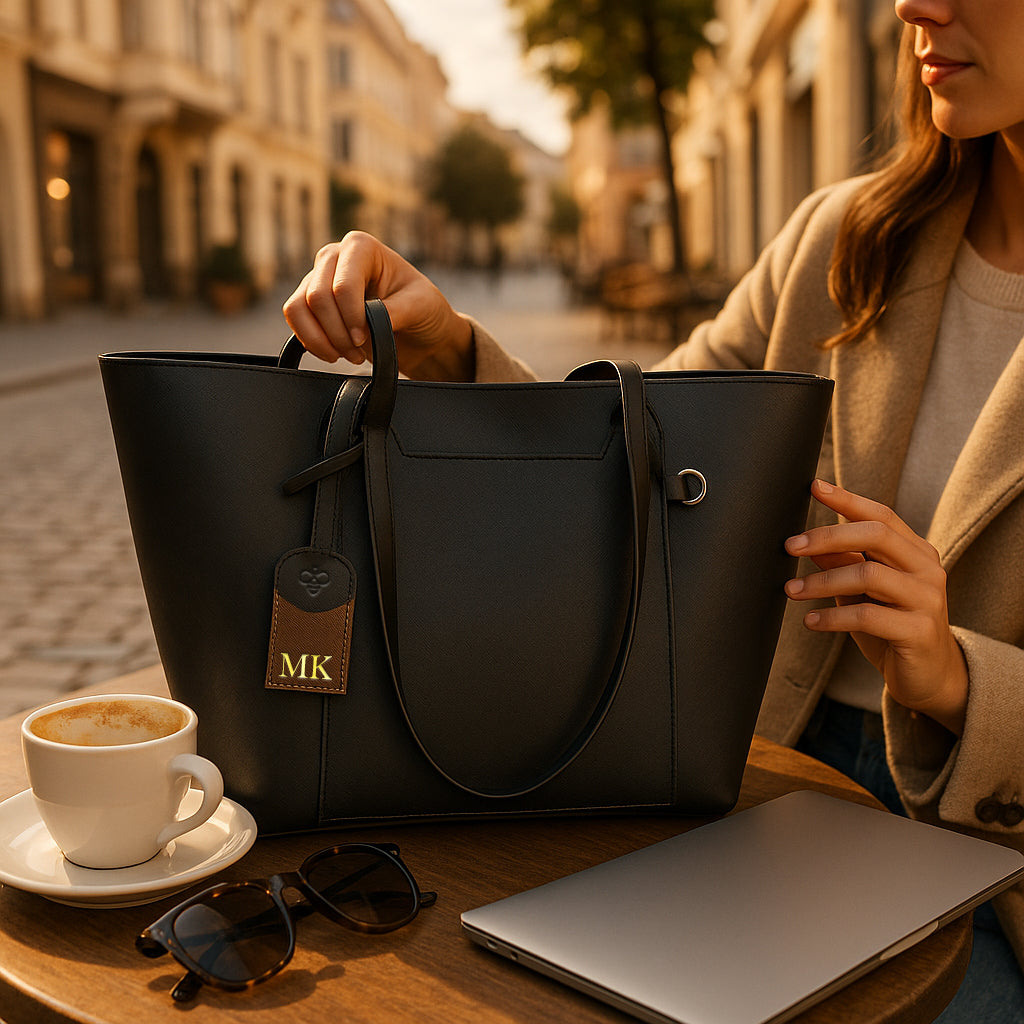 Personalised Classic Tote Bag - Black