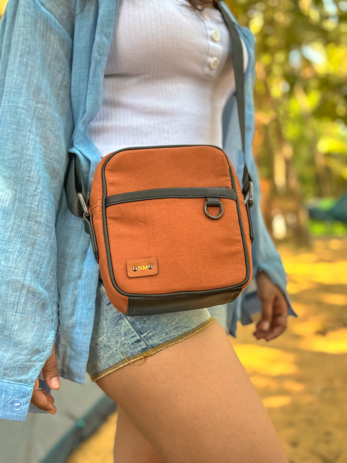 Personalised City Sling - Rust