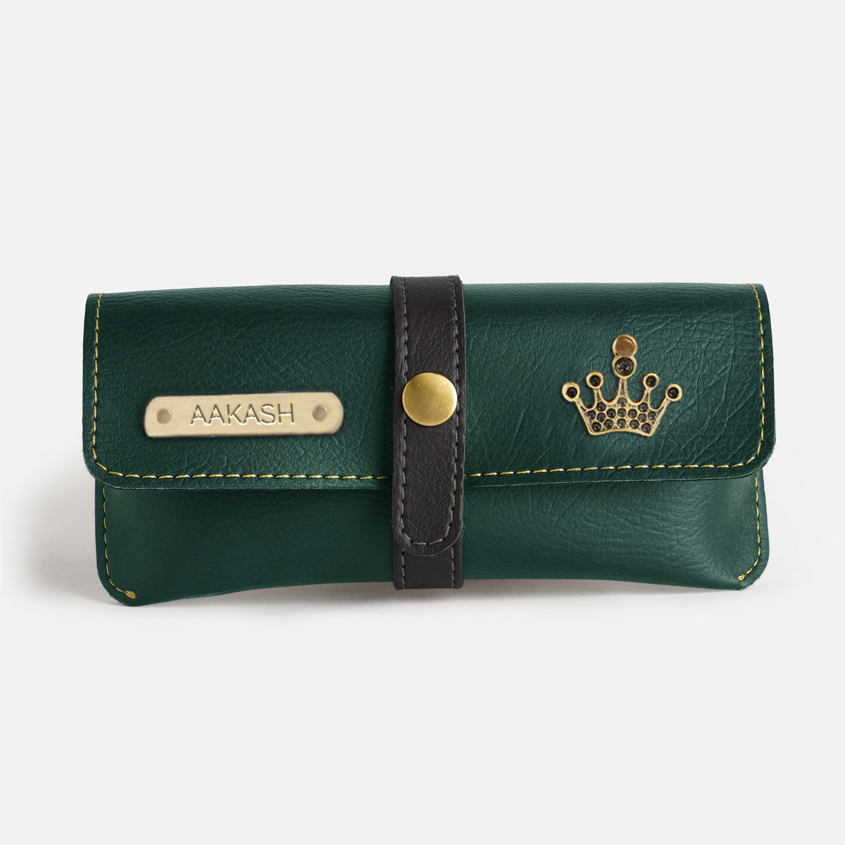 Eyewear Case With Strap - Forest Green
