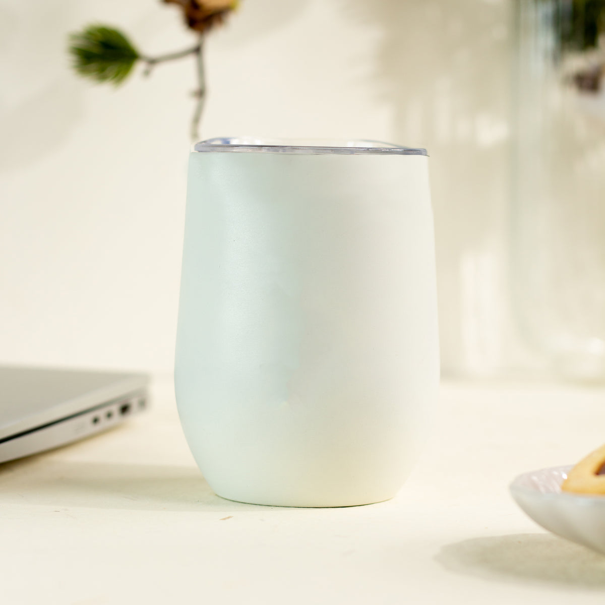 Personalised Travel Cup - White