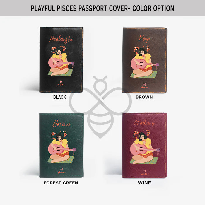 Exclusive Passport Cover - Playful Pisces