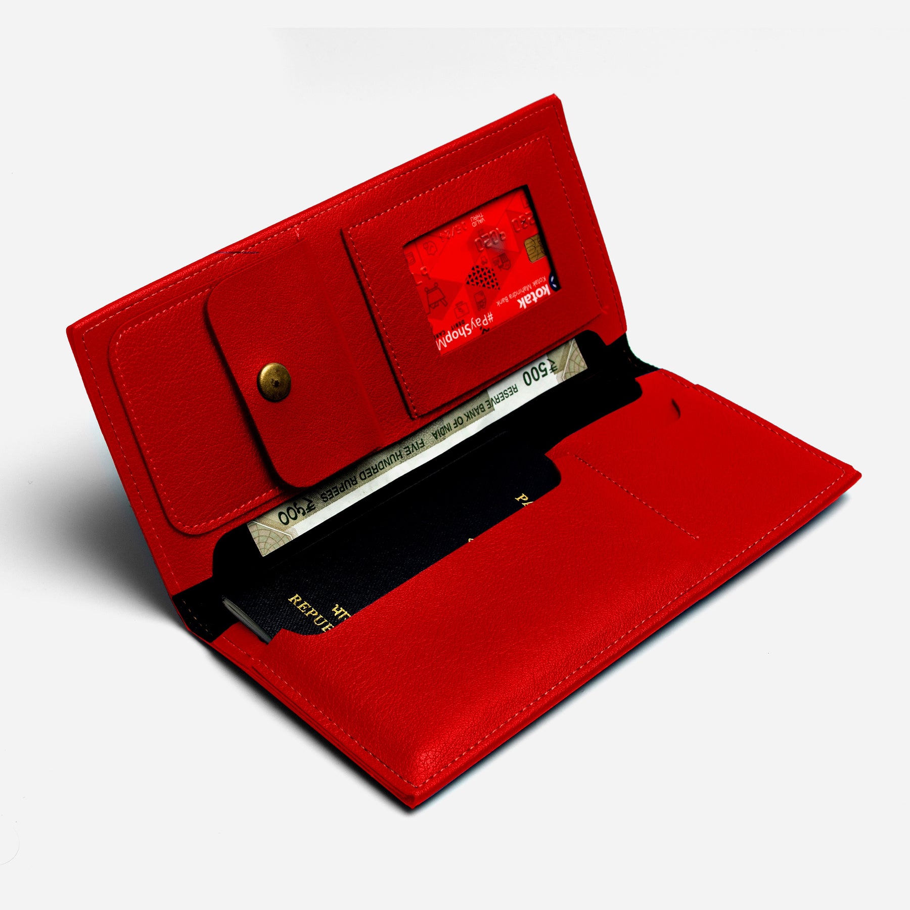 Personalised Travel Wallet - Red