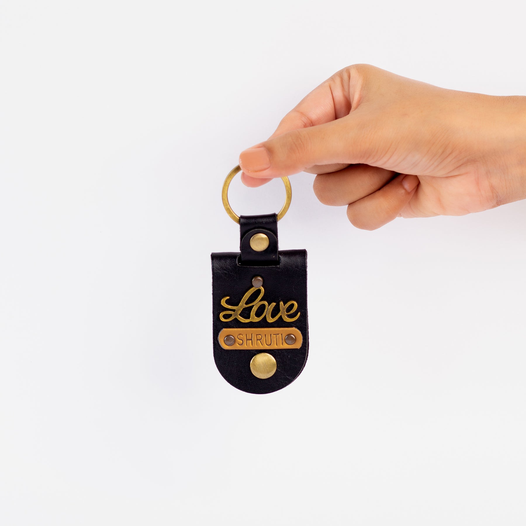 Personalised Photo Keychain - Black