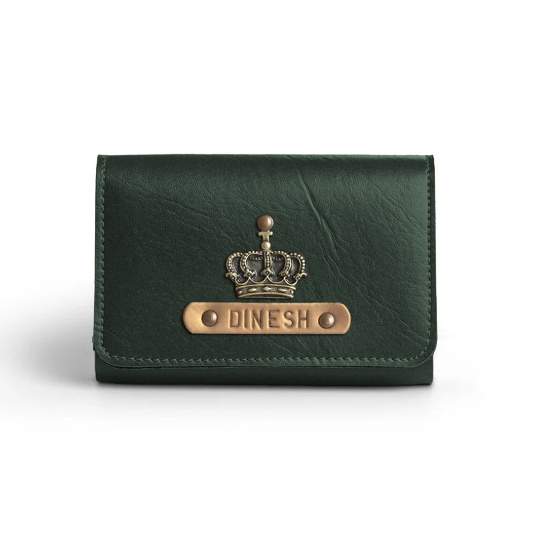 Business Card Holder/Wallet - Forest Green