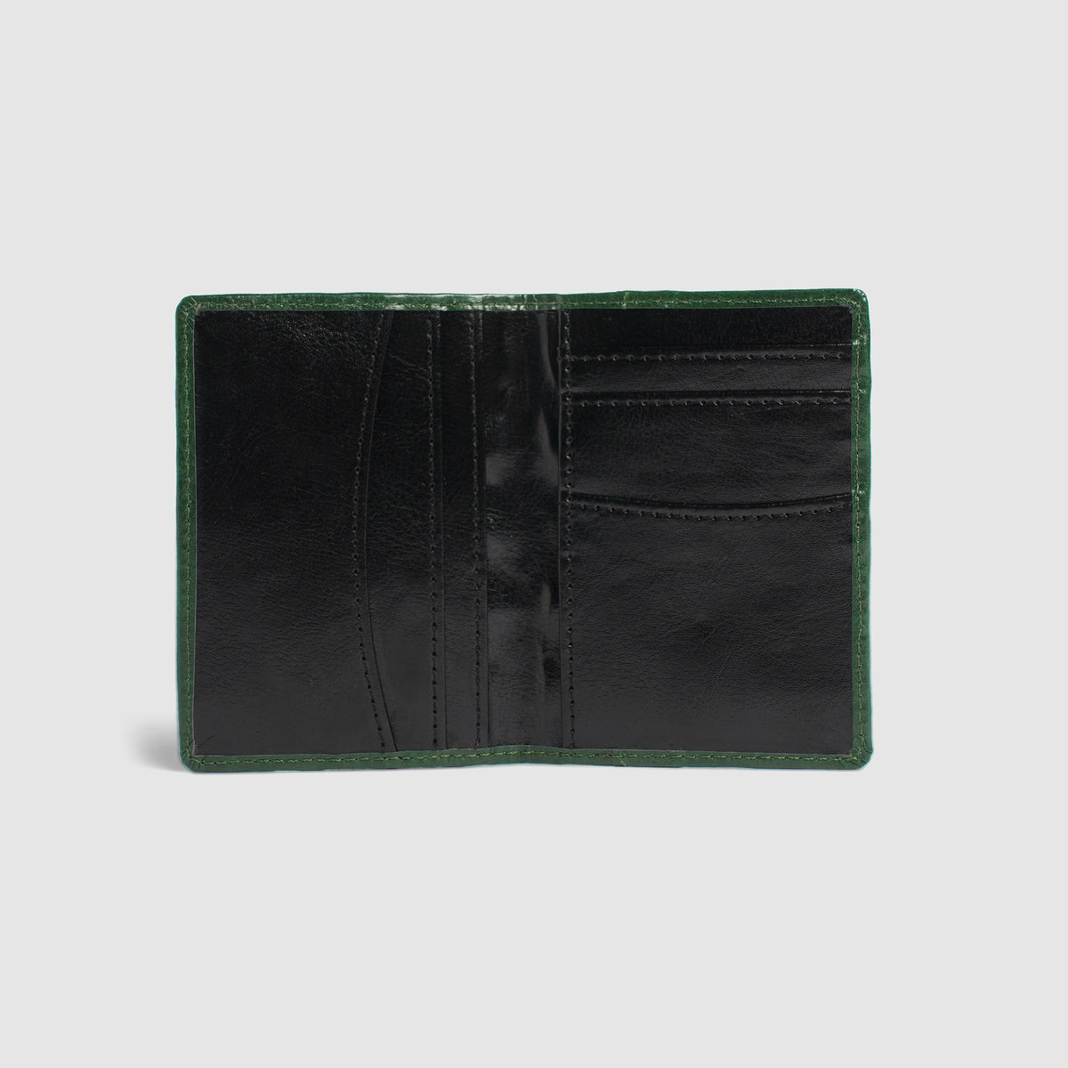 Personalised Card Holder Wallet - Forest Green With Charm