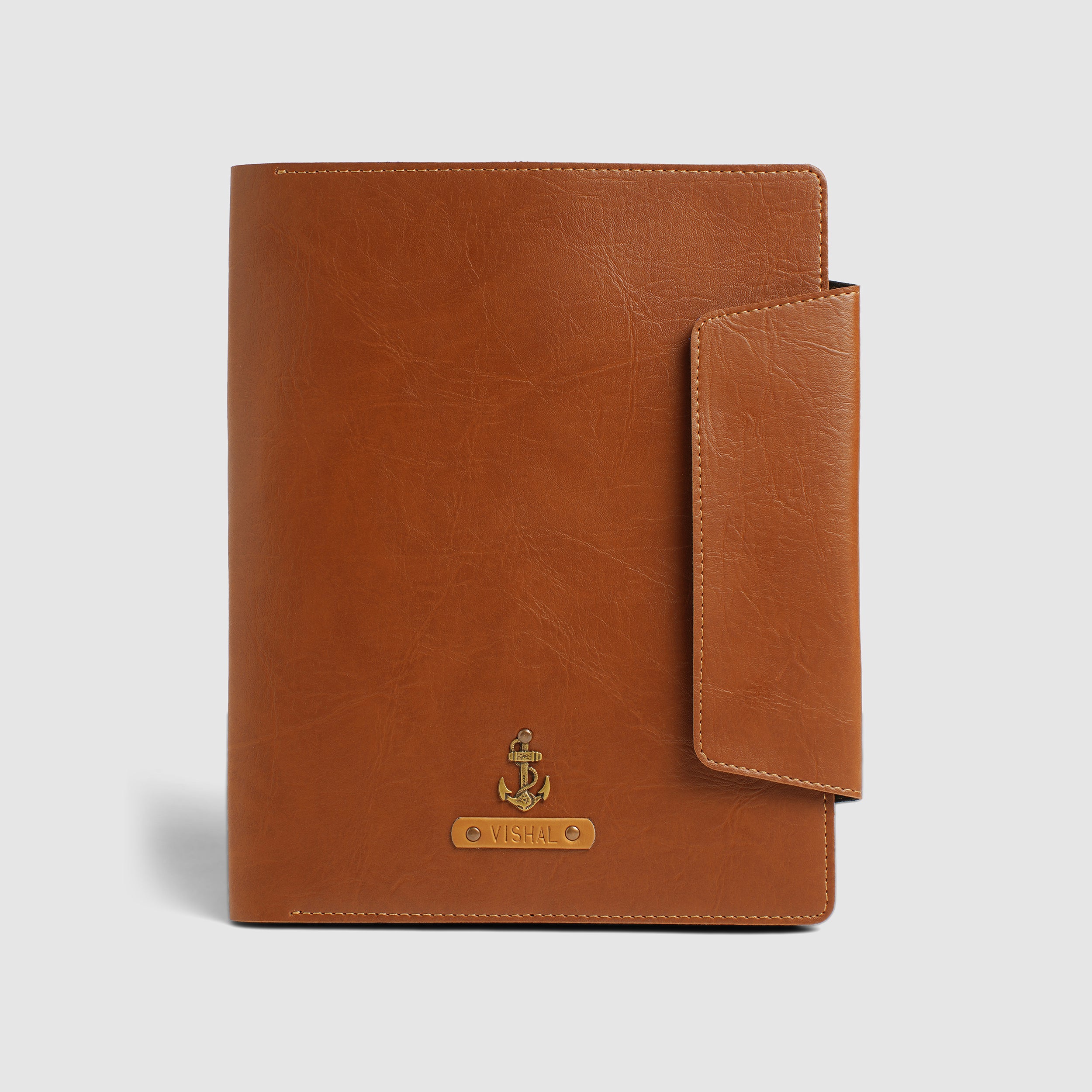 PERSONALISED OFFICE FOLDER -TAN