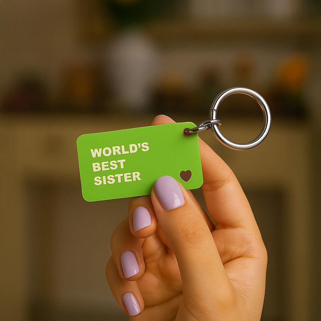 Acrylic Keychain- For Sister | Rakhi Special