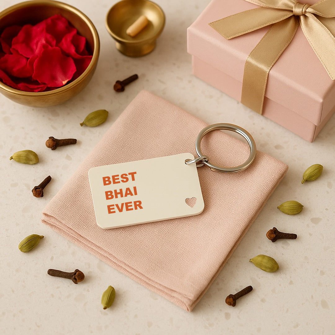 Acrylic Keychain- For Brother | Rakhi Special