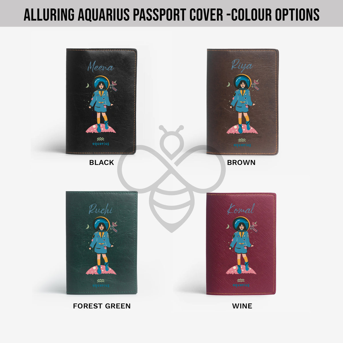 Exclusive Passport Cover - Alluring Aquarius