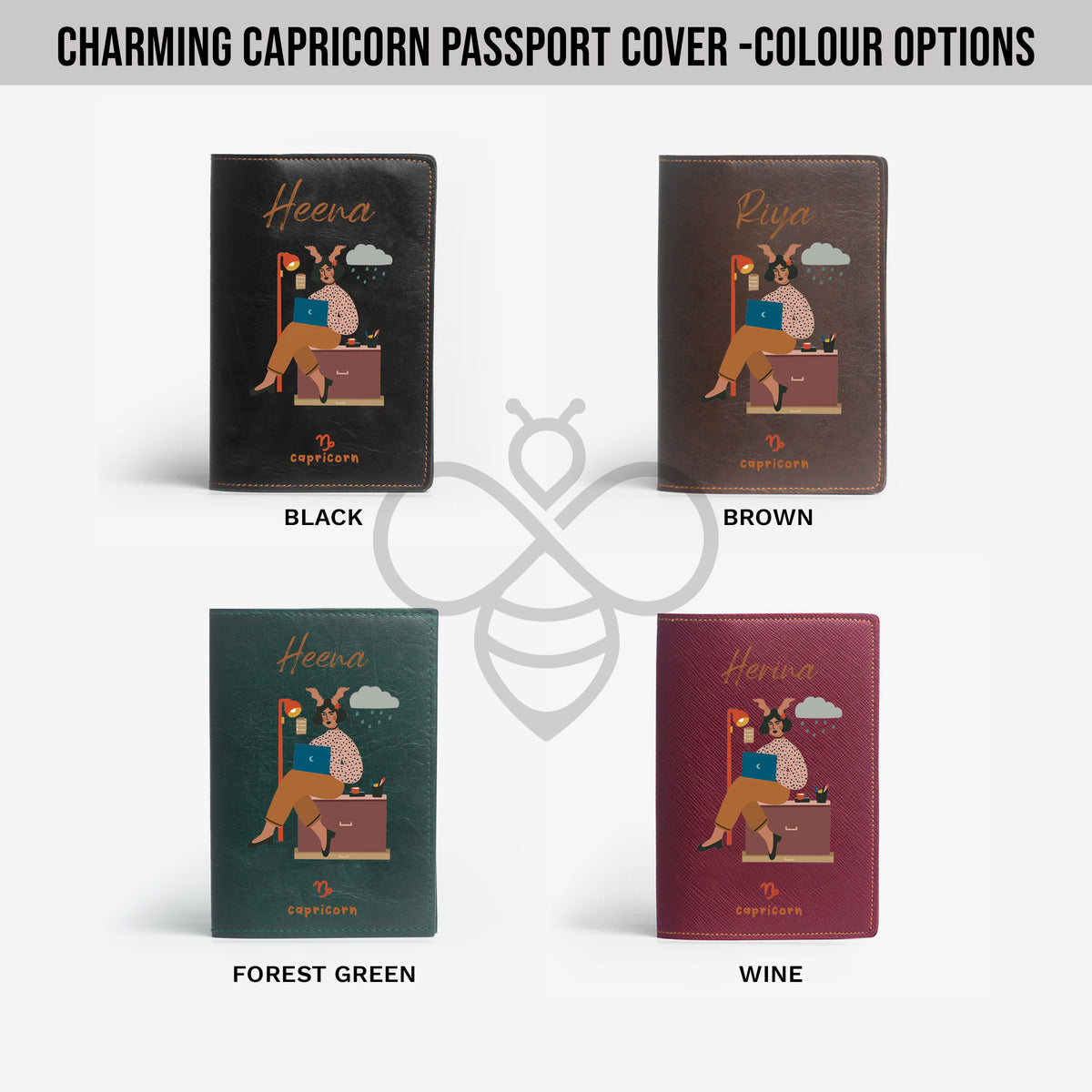 Exclusive Passport Cover - Charming Capricorn