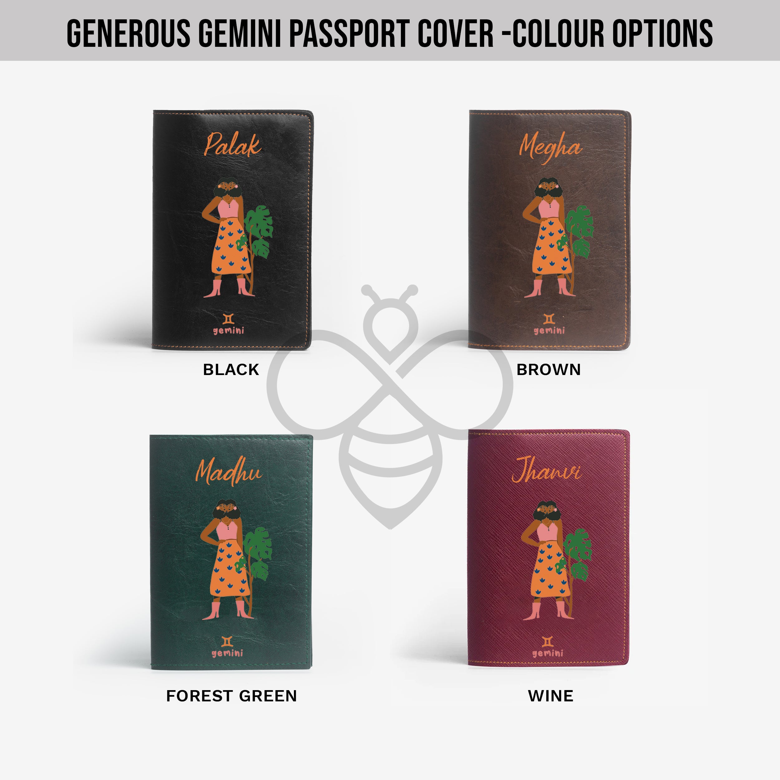 Exclusive Passport Cover - Generous Gemini