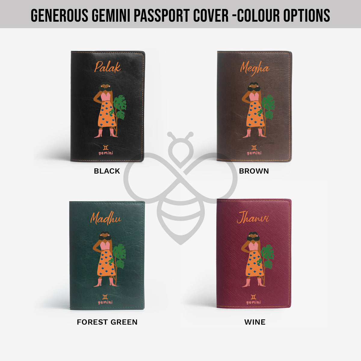 Exclusive Passport Cover - Generous Gemini