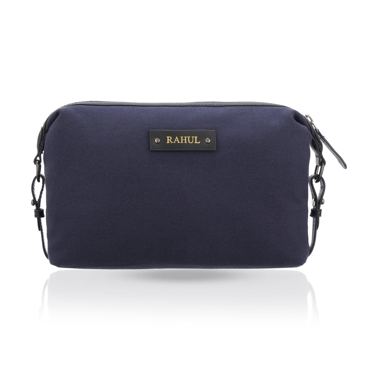 Personalised Canvas Pouch - Navy