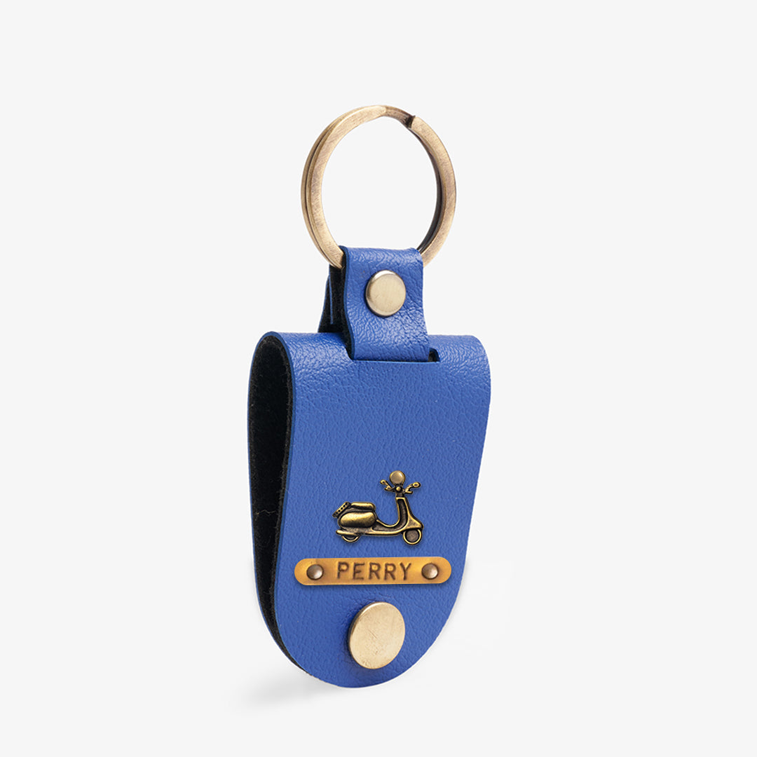 Personalised Photo Keychain - Dark Blue
