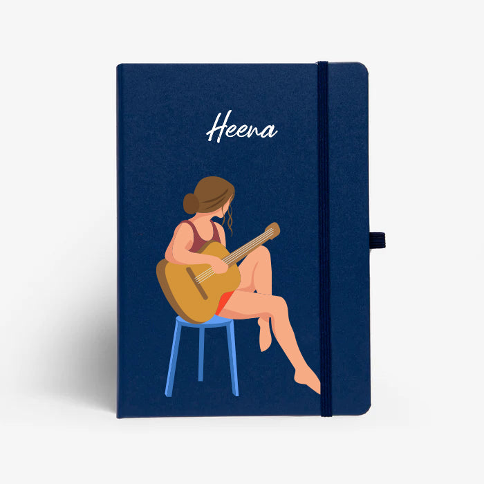Personalised Hardbound Notebook - Strumming Stories