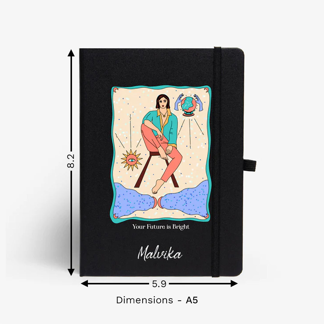 Personalised Hardbound Notebook - Future is Bright