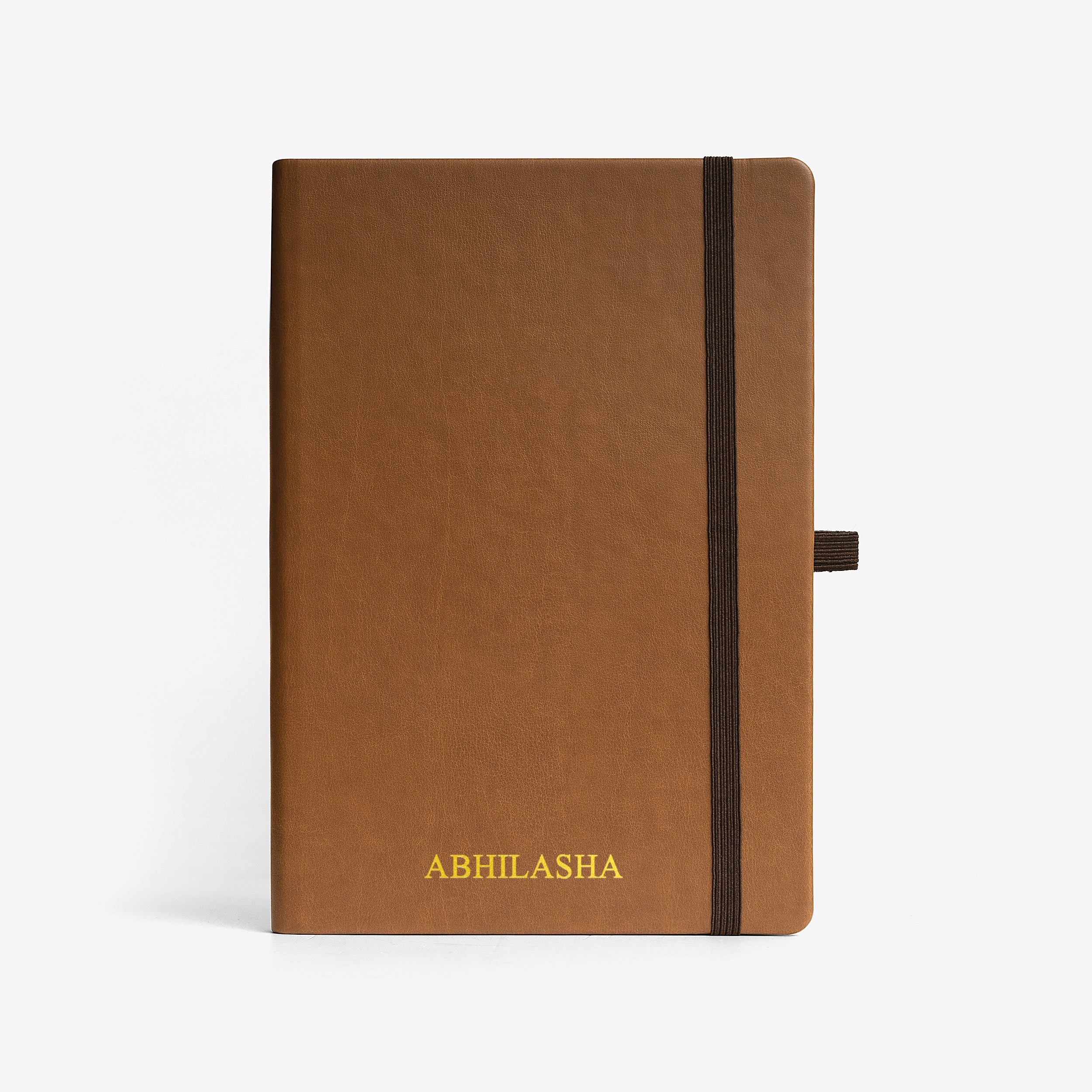 Personalised Hardbound Notebook - Tan