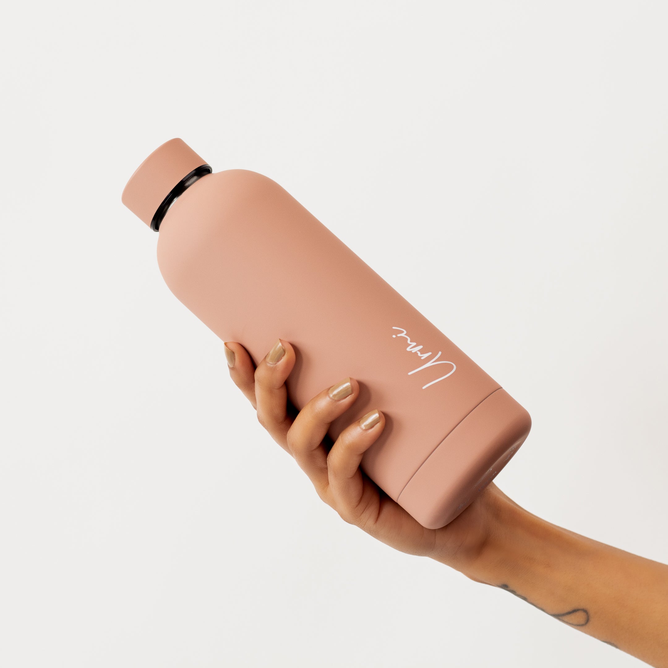 Personalized Peach Stainless Steel Water Bottle | 500ml Steel Bottle