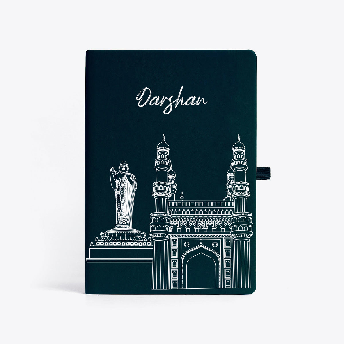 Personalised Hardbound Notebook - Postcards from India - Hyderabad