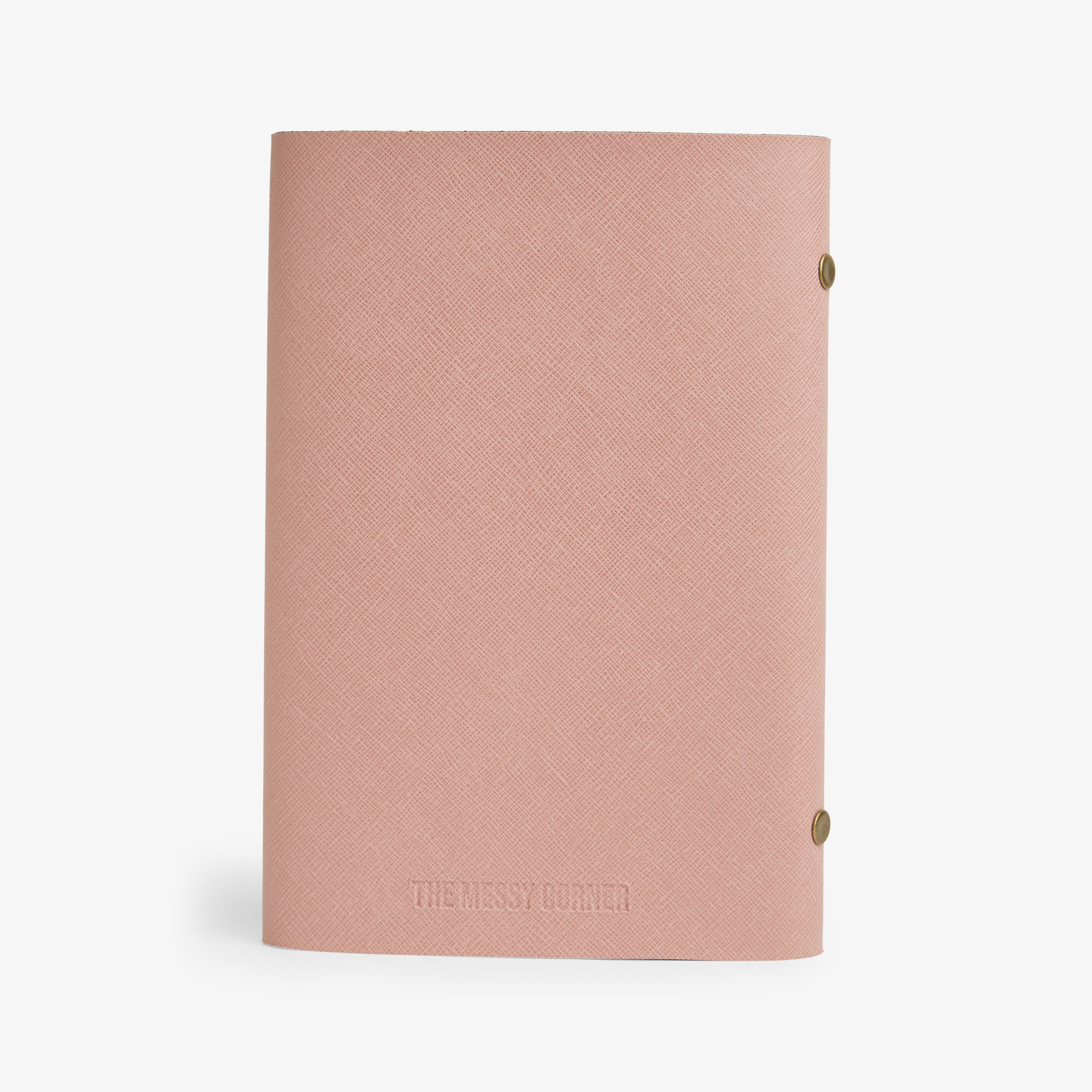 Personalised Button Diary - Salmon Pink