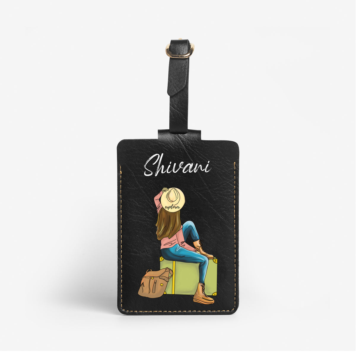 Personalised Luggage/Baggage Tag - Wanderlust