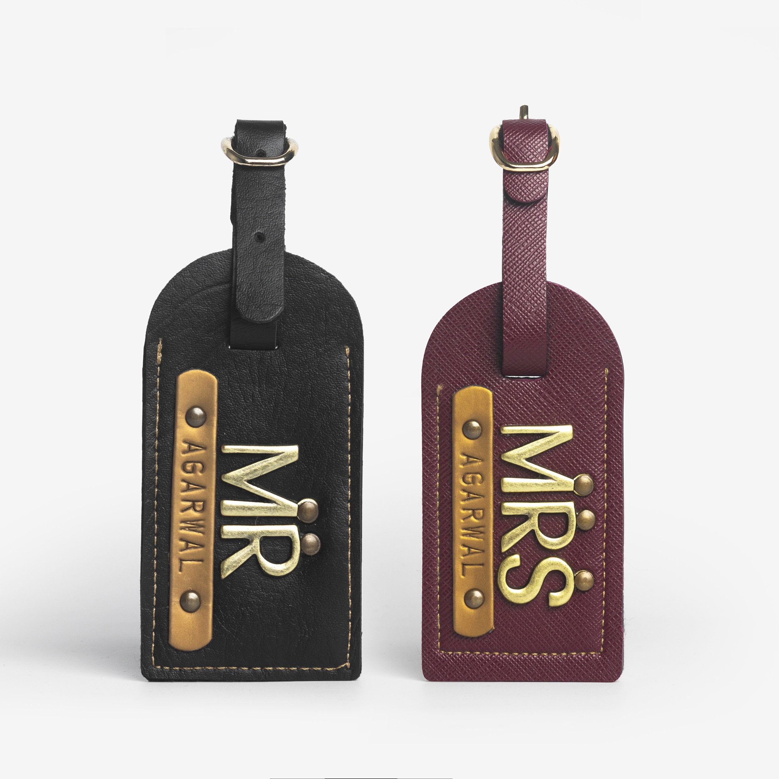 Mr & mrs luggage tag set new arrivals