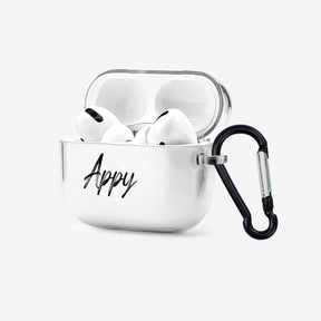 The Messy Corner AirPods Cover Personalised AirPods Pro Case - Cursive