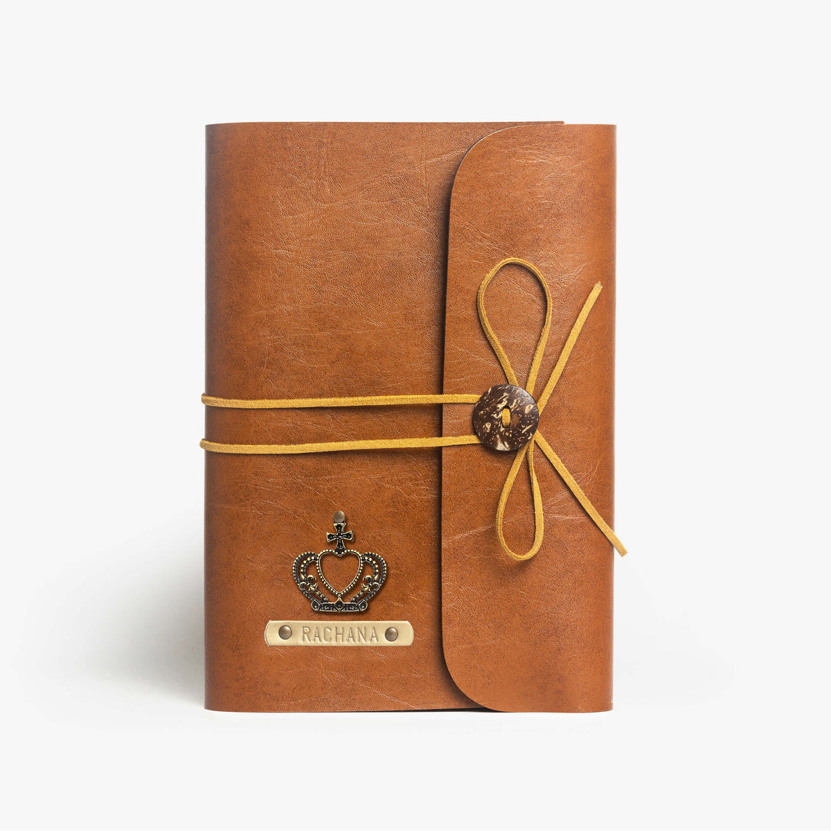 Personalised Thread Diary - Tan