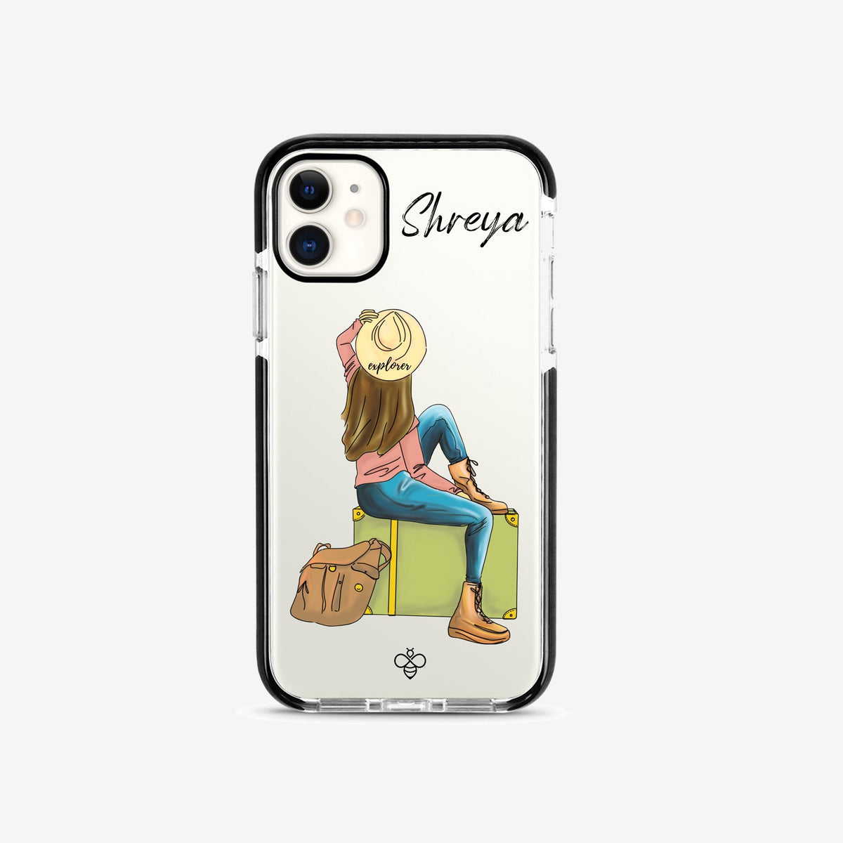 The Messy Corner Phone Cover Personalised Silicone iPhone Cover - Wanderlust