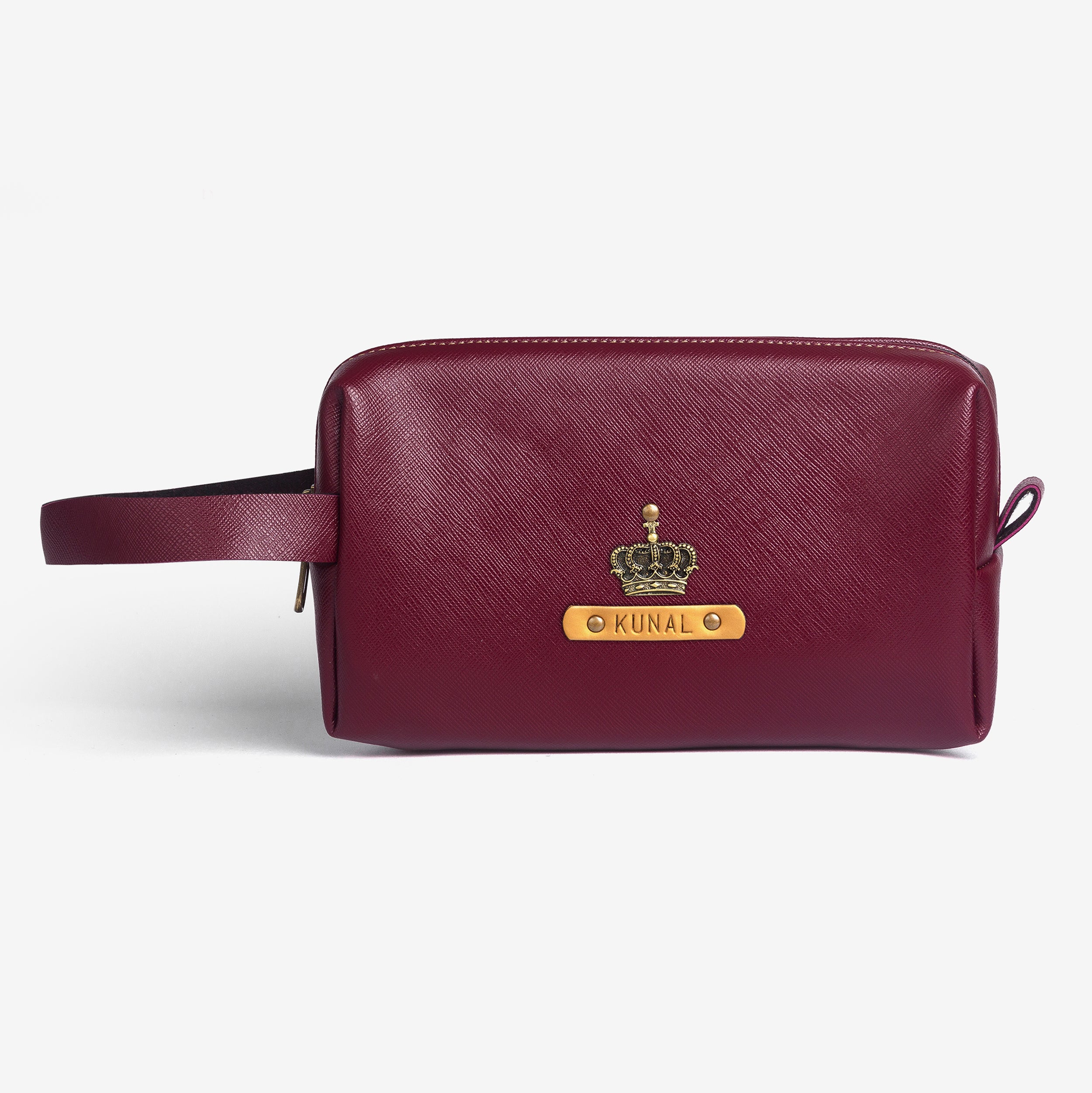 Travelling Pouch for Men - Large Wine