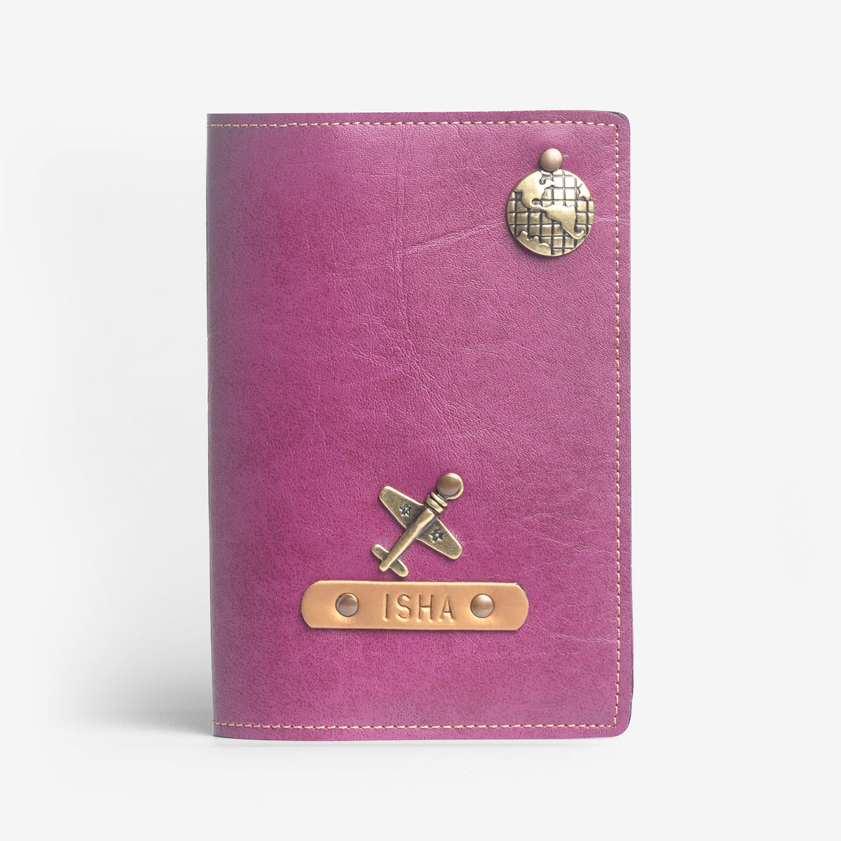 The Messy Corner Passport Cover Personalized Passport Cover - Magenta