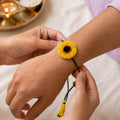 Raksha & Roots - Plantable Seed Rakhi - Lemon Yellow - Amaranthus