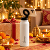 AquaStand - Magnetic Sipper Bottle - White