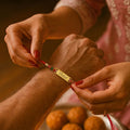 Personalised Engraved Rakhi- Red