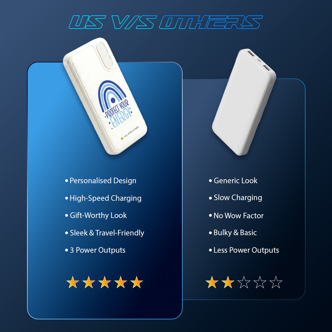 Personalised Powerbank - Protect your Energy