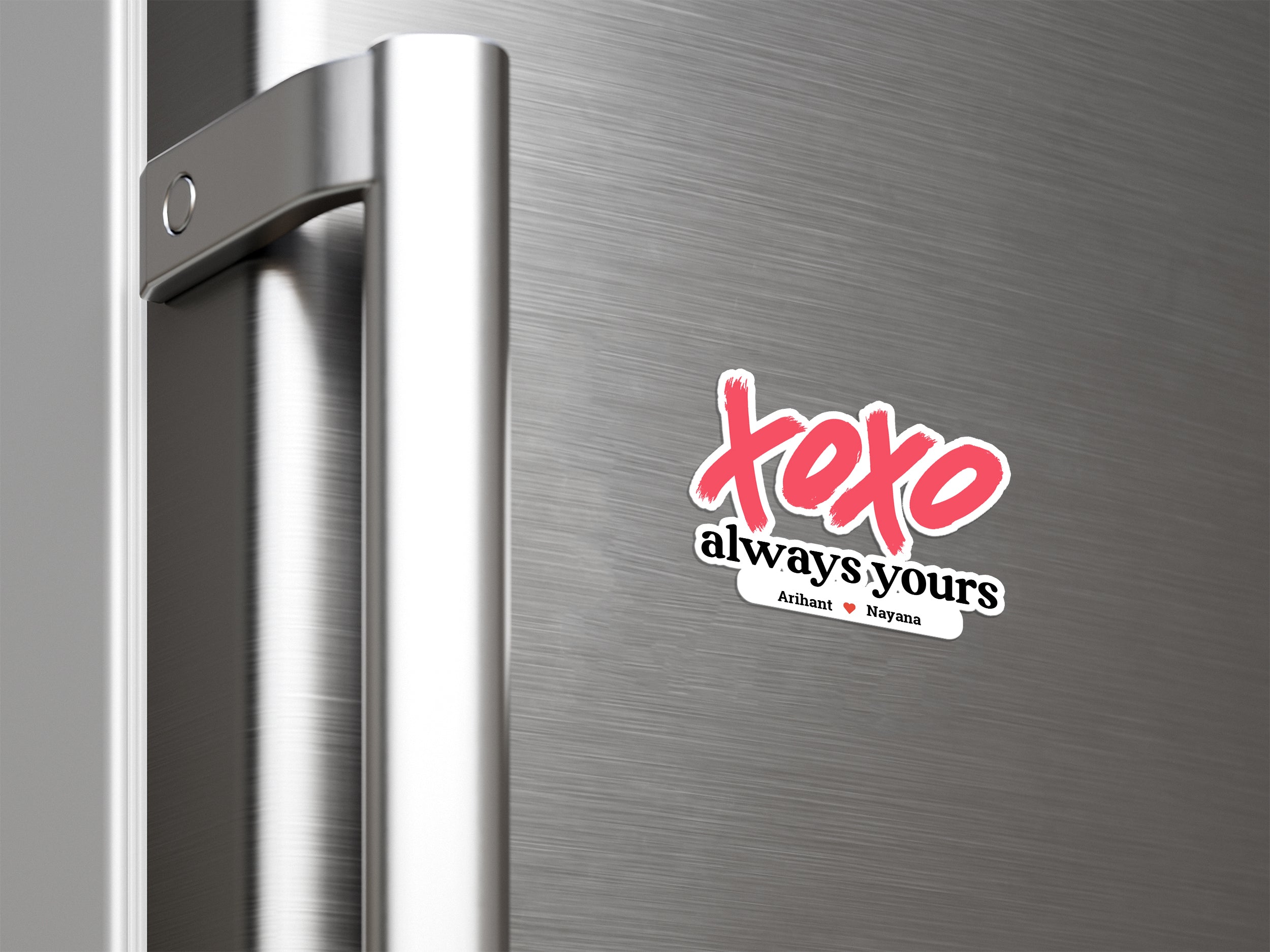 Personalised Fridge Magnet - XOXO